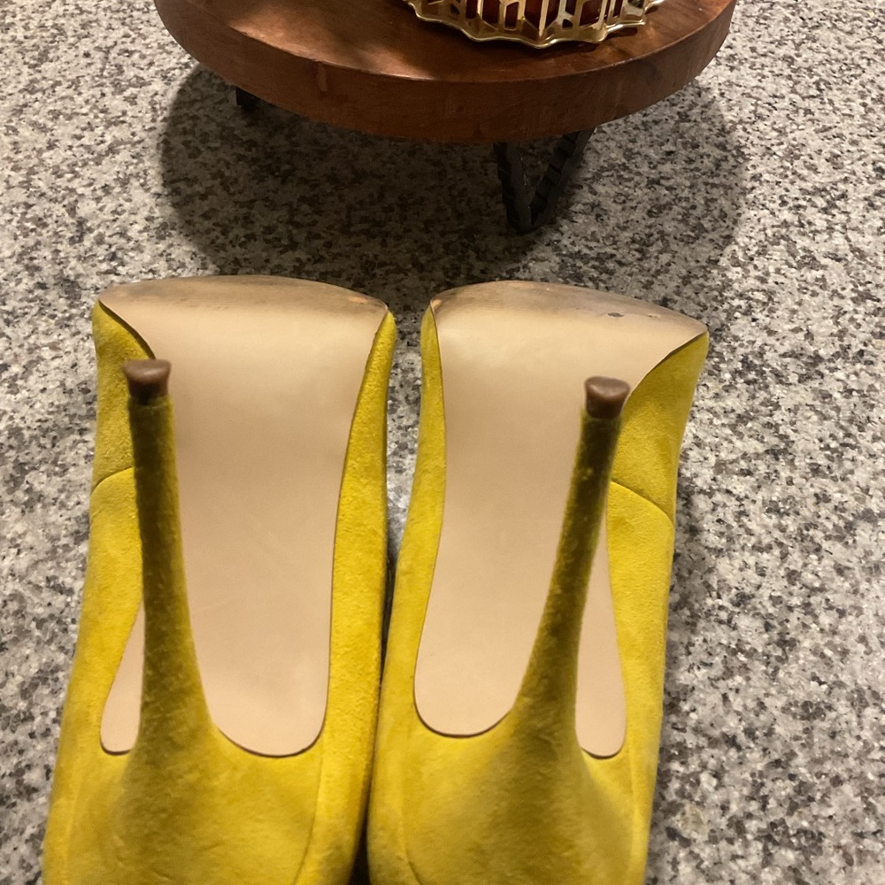 Steve Madden Vibrant Yellow Heels